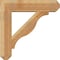 Ekena Millwork Funston Craftsman Rough Sawn Bracket w/ Offset Brace, Western Red Cedar, 8"W x 32"D x 32"H BKT0806X32X32FST04RWR - alternate 2